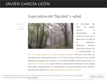 Tablet Screenshot of javiergarcialeon.net